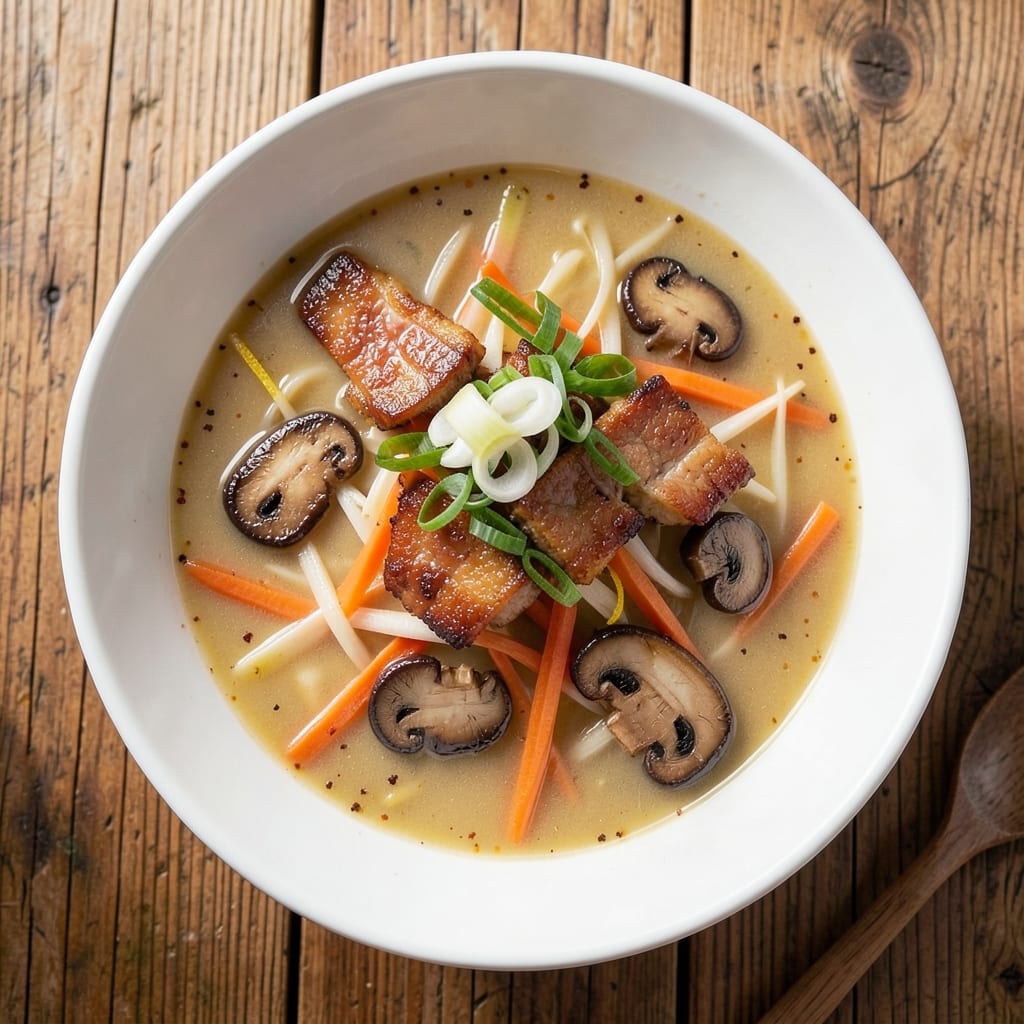 ABC Soup Recipe with Pork: Slow-Simmered Richness from Bone Broth Base