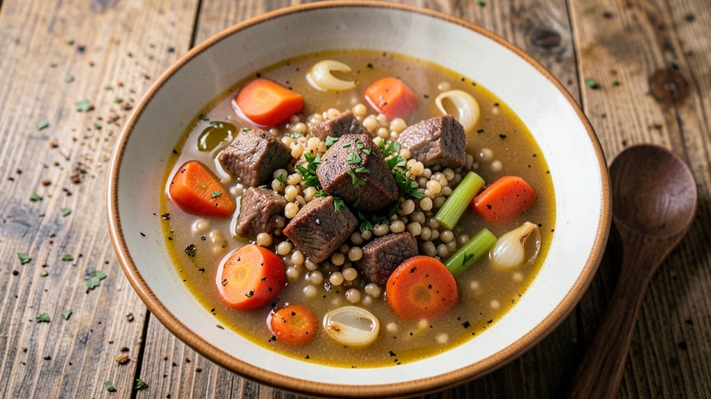 Beef Barley Soup Recipe No Tomatoes: Hearty Rustic Flavor Without the Acidity