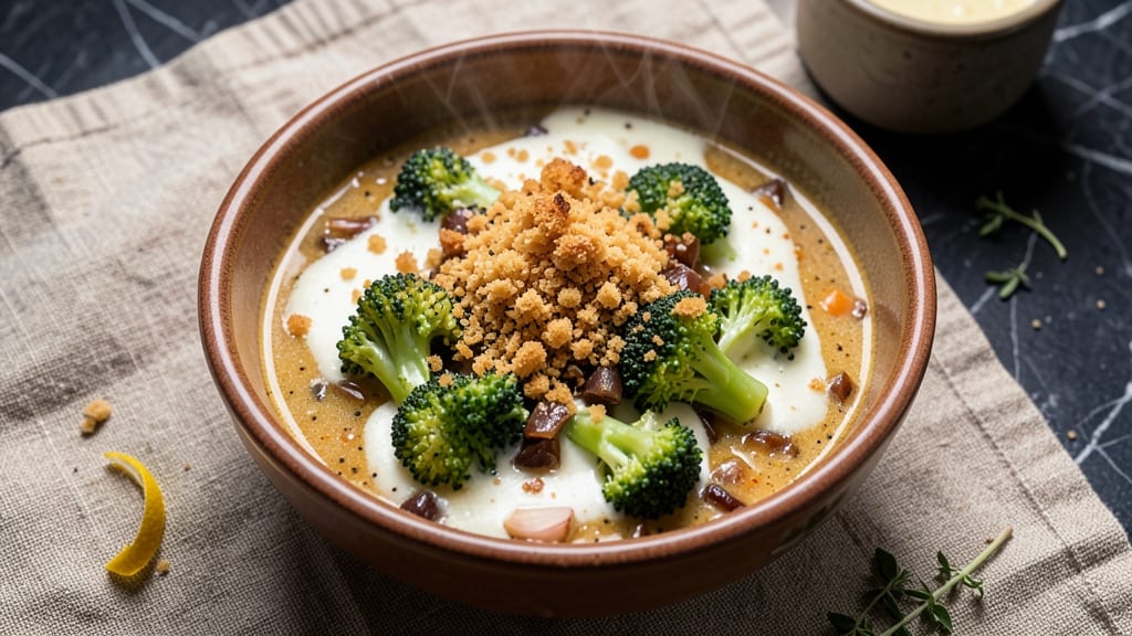 Atlanta Bread Company Broccoli Cheese Soup Recipe: Velvety Cheese Swirls and Crispy Bread Topping