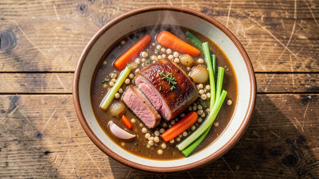 Beef Shank and Barley Soup Recipe: Deep Umami Richness From Slow-Cooked Meats