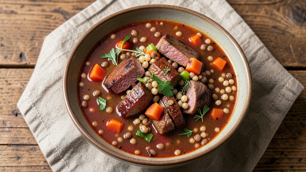 Beef Barley Lentil Soup Recipe: Hearty Winter Nourishment in One Pot
