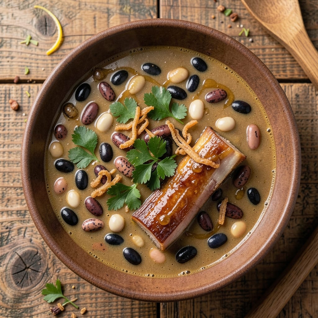 16 Bean Soup Recipe with Ham Bone: Smoky Bone Broth Base for Rich Flavor