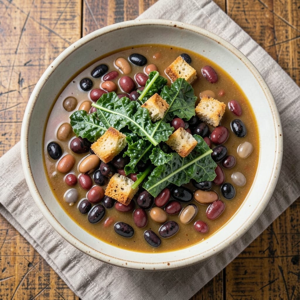 15 Bean Soup Recipe with Kale: Earthy Kale and Bean Harmony in One Pot