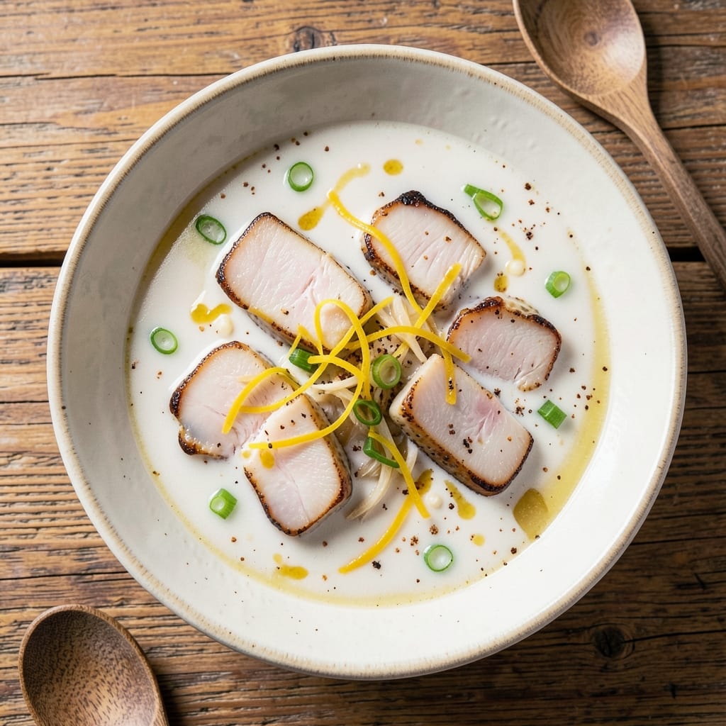 Abalone Soup Recipe Hawaii: Tropical Coconut-Lime Infusion with Buttery Abalone