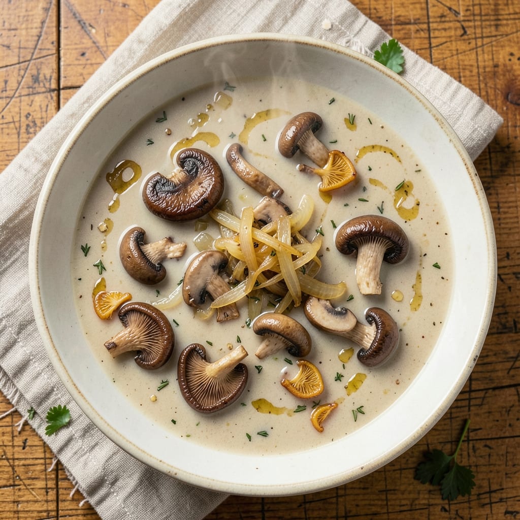 3 Mushroom Soup Recipe: Earthy Umami Depth Without Cream
