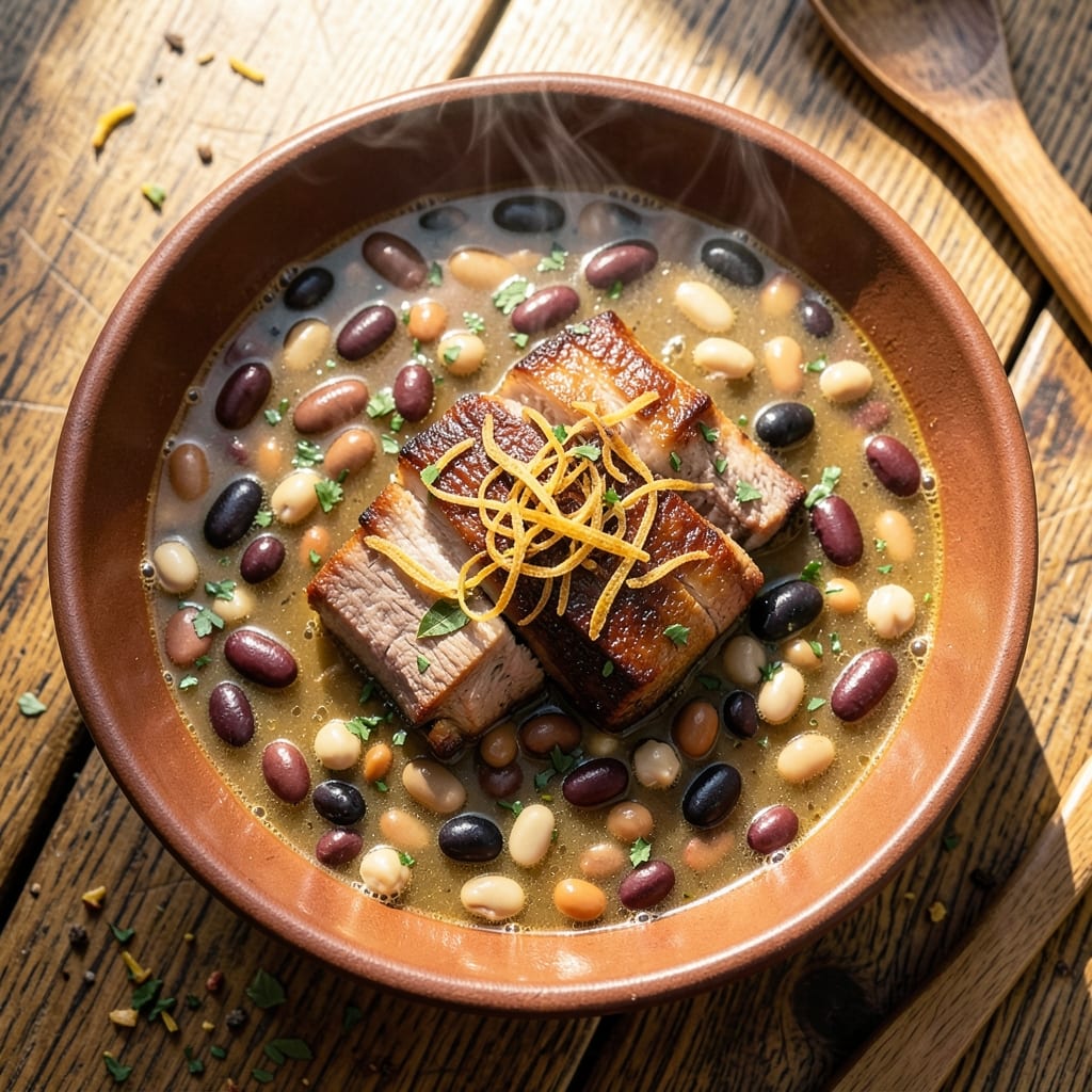 15 Bean Soup Recipe with Meat: Hearty Pot-Filled Pantry-to-Pot Feast