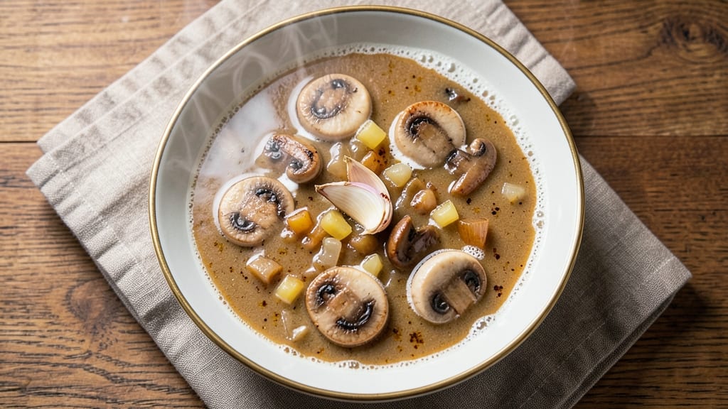 Best Cream of Mushroom Soup with Sherry Recipe: Rich Umami Depth From Homemade Broth