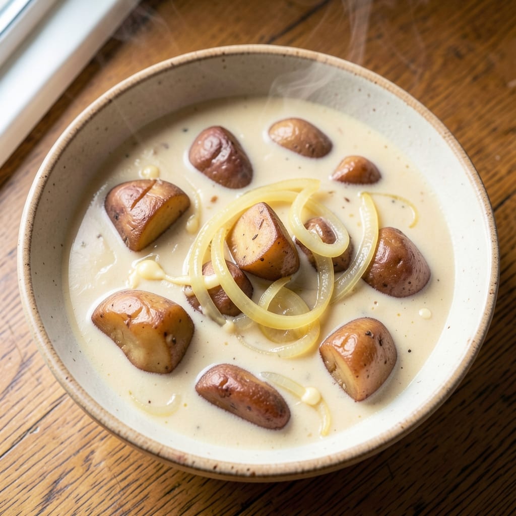5-Ingredient Potato Soup Recipe: Velvety Creaminess Without the Dairy