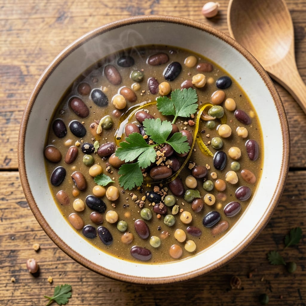 13 Bean Soup Recipe Vegetarian Slow Cooker: Slow-Cooked Umami Symphony of Textures