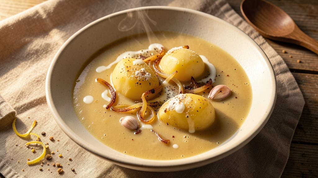 Basic Cream of Potato Soup Recipe: Velvety Smoothness With Creamy Texture