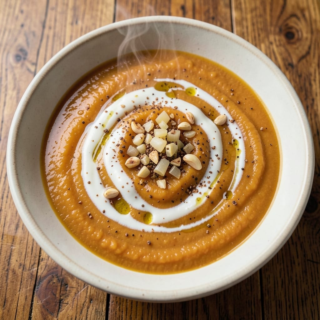 Acorn Squash Soup Recipe with Coconut Milk: Toasted Spice and Creamy Coconut Fusion