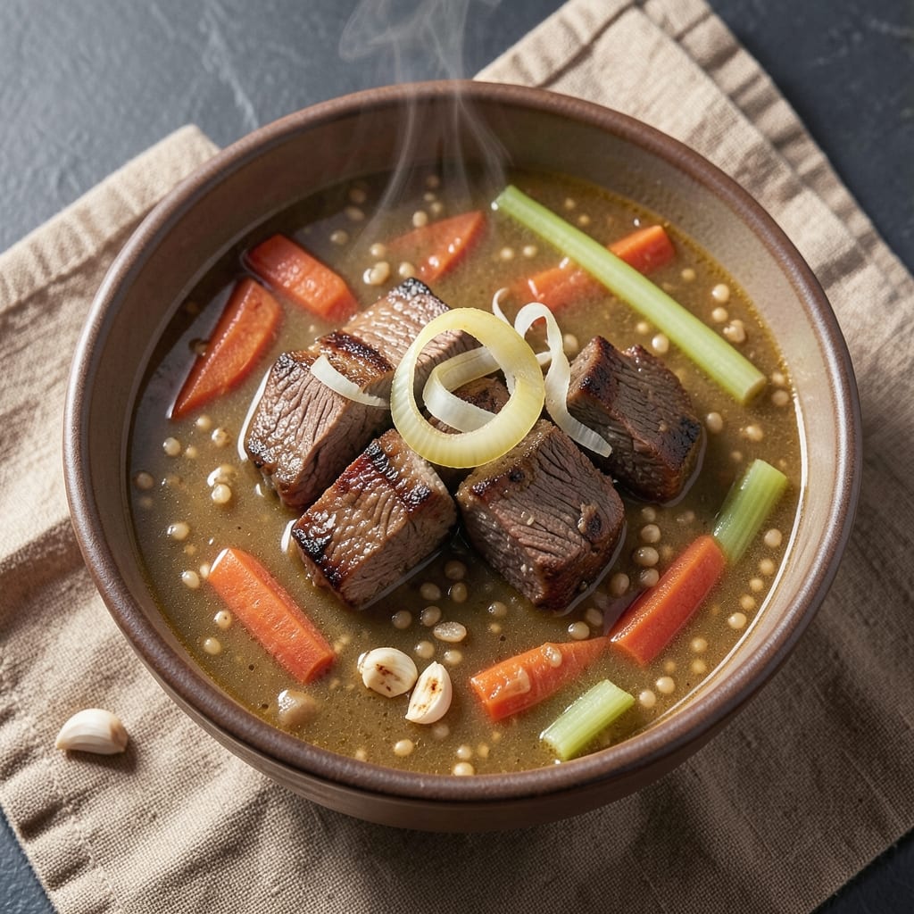 5-Star Beef Barley Soup Recipe: Slow-Simmered Depth with Toasted Barley Crunch