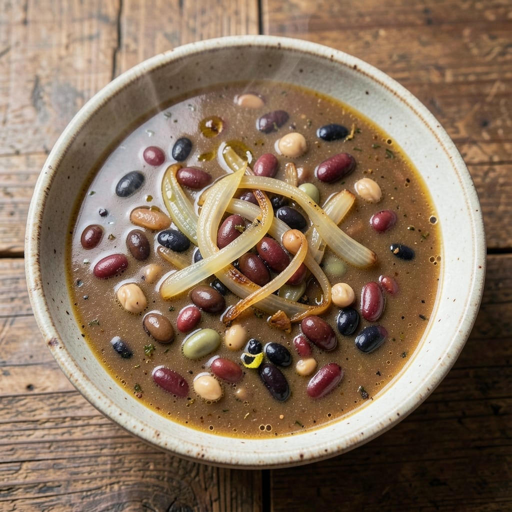 5 Bean Medley Soup Recipe: Pantry Staples Simmered Into Hearty Flavor
