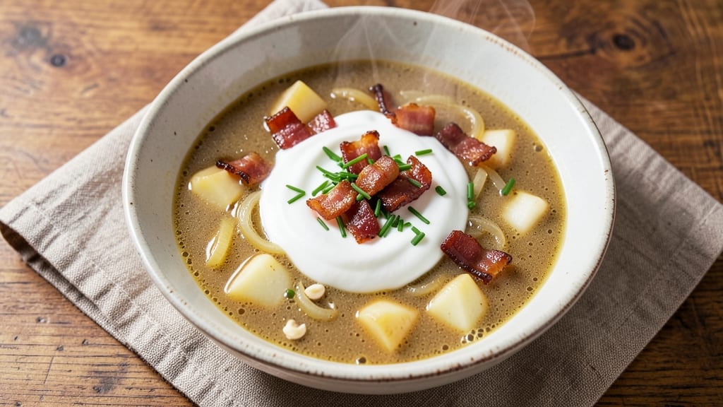 Best Baked Potato Soup Recipe Ever: Velvety Creaminess With Crispy Bacon Topping