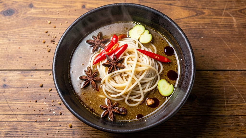 Asian Noodle Soup Base Recipe: Fragrant Five-Spice Broth Foundation