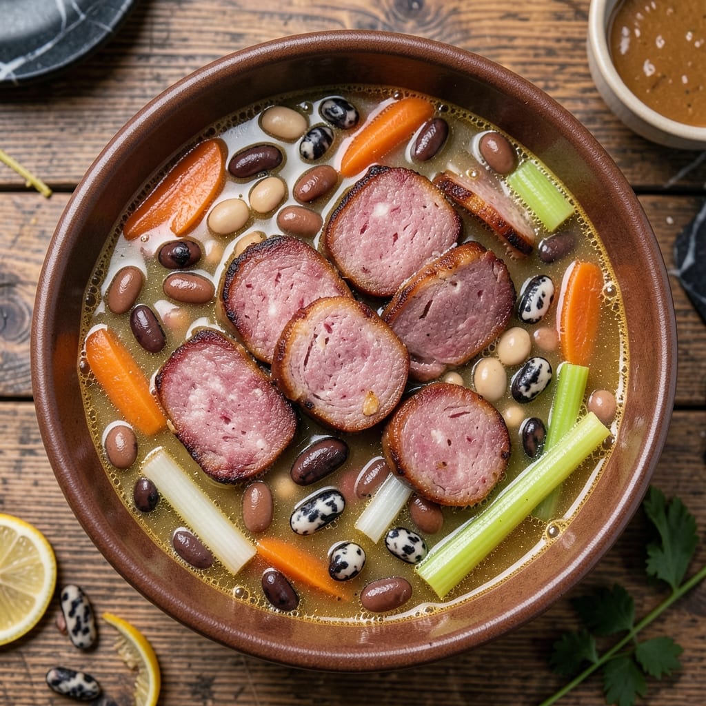 15 Bean Soup Recipe with Smoked Sausage: Smoky-Spiced Pantry Meal in One Pot