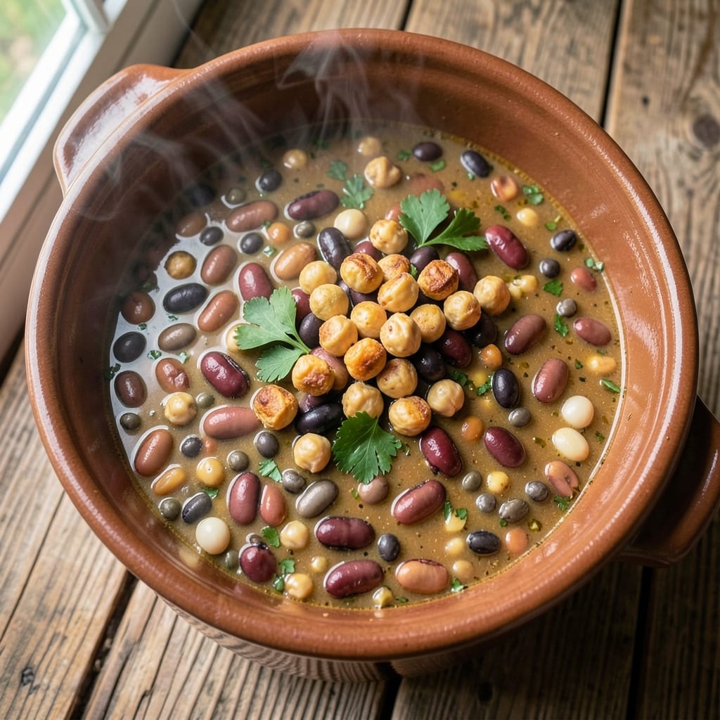 18 Bean Soup Crock Pot Recipe: Savory Depth From Pantry Staples
