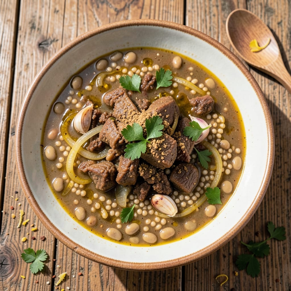 Adas Soup Arabic Recipe: Slow-Simmered Lamb and Barley Comfort