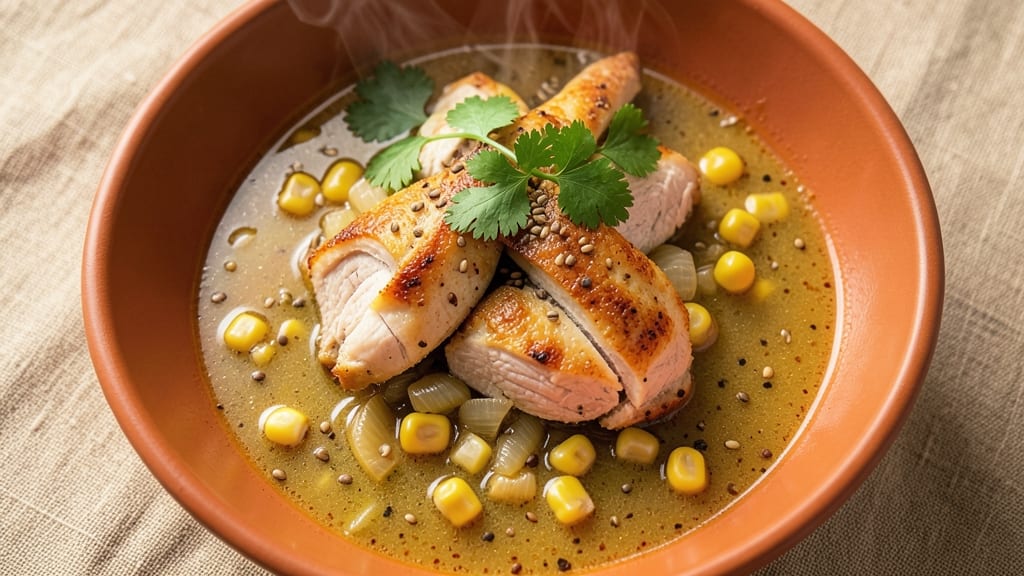 Bangladeshi Chicken Corn Soup Recipe: Fragrant Cumin and Turmeric Infusion