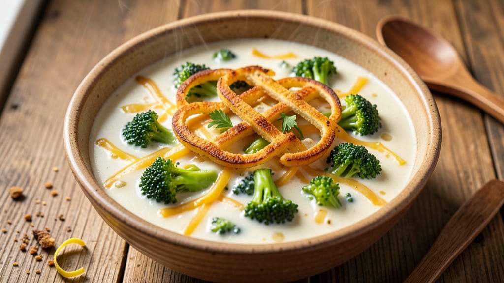 Bear Creek Broccoli Cheese Soup Recipe: Velvety Cheese Swirls With Crispy Celery Crowns