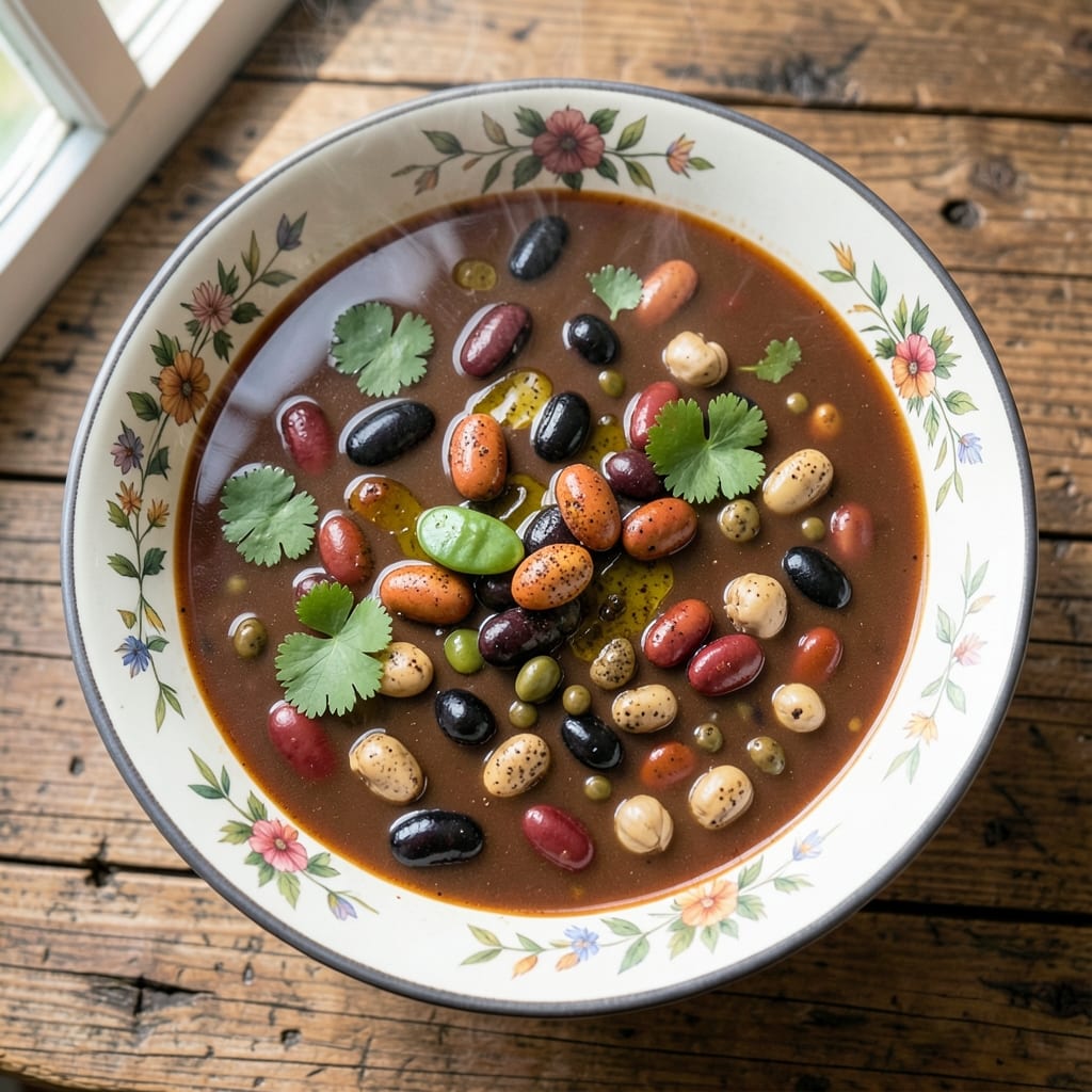 12 Bean Soup Slow Cooker Recipe: Pantry Staples Simmered to Bold, Spiced Harmony