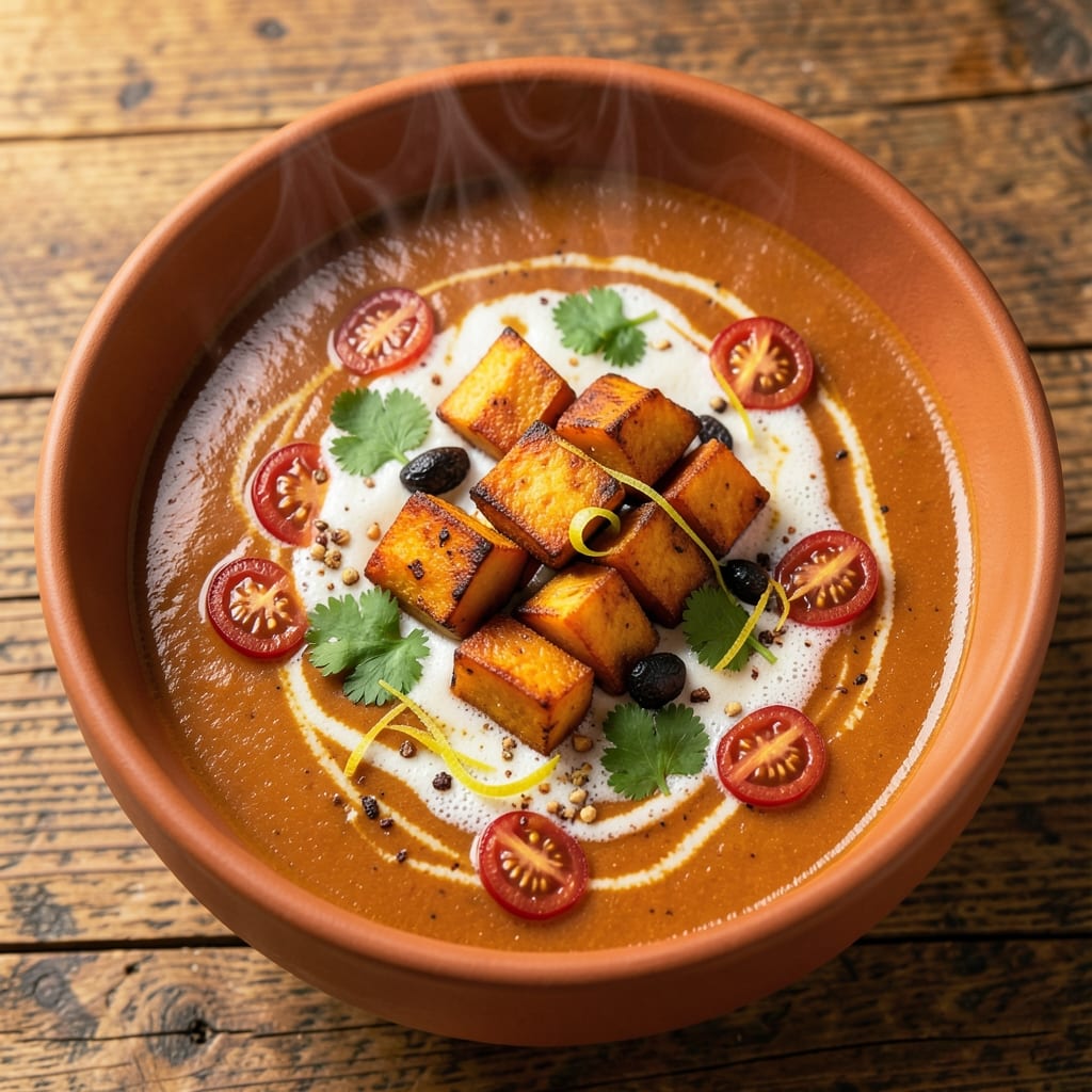 African Pumpkin Soup Recipe: Toasted Peanut and Ginger Velvety Delight