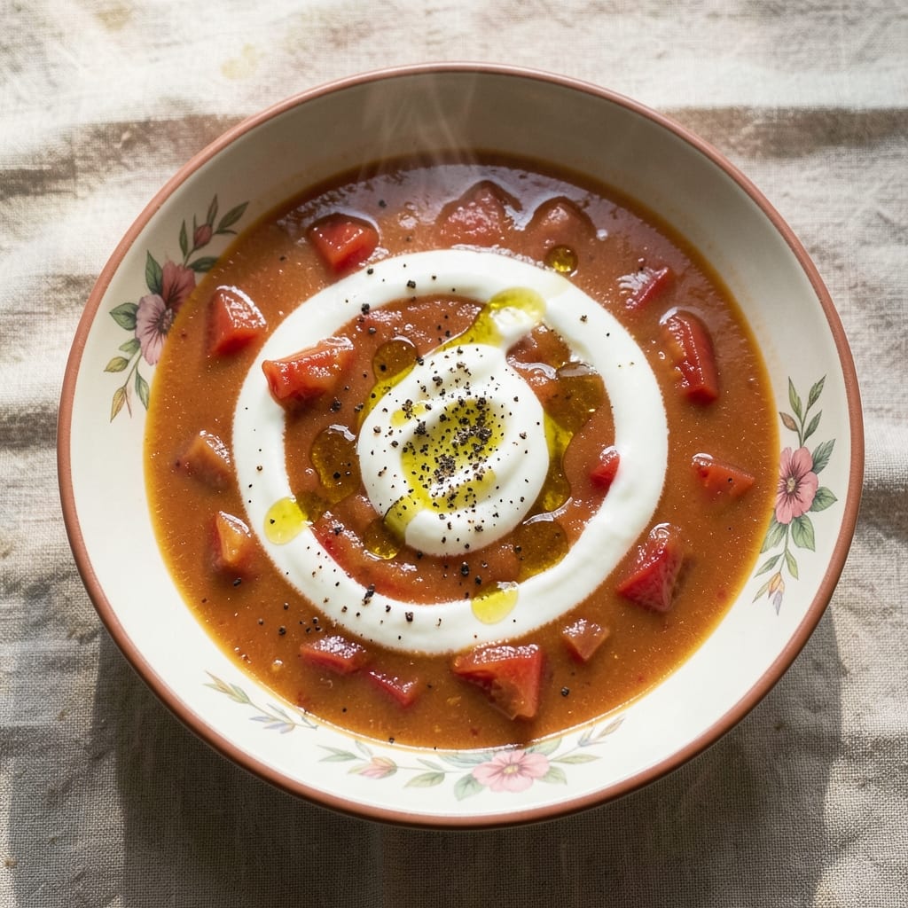 3-Ingredient Tomato Soup Recipe: Pantry Magic with Creamy Depth