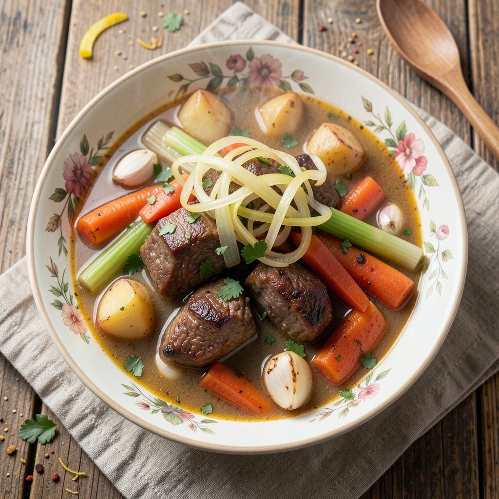 10 Vegetable Beef Soup Recipe: Hearty One-Pot with Pantry Staples