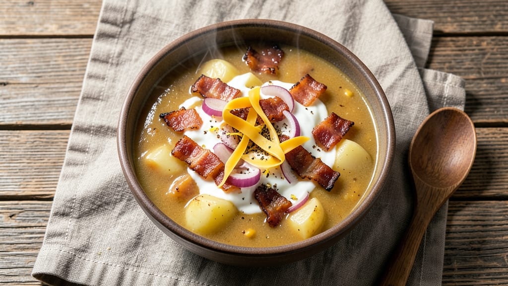Betty Crocker Bacon Cheddar Potato Soup Recipe: Smoky Crispy Bacon Bites and Melty Cheese Swirls
