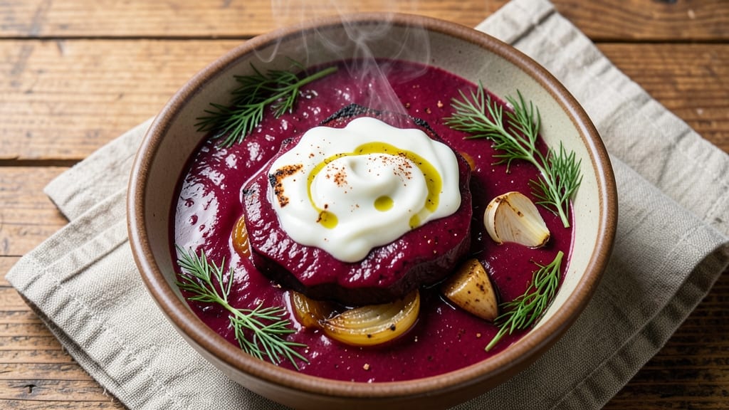 Beetroot Soup Recipe Vegetarian: Earthy Sweetness With Creamy Silkiness
