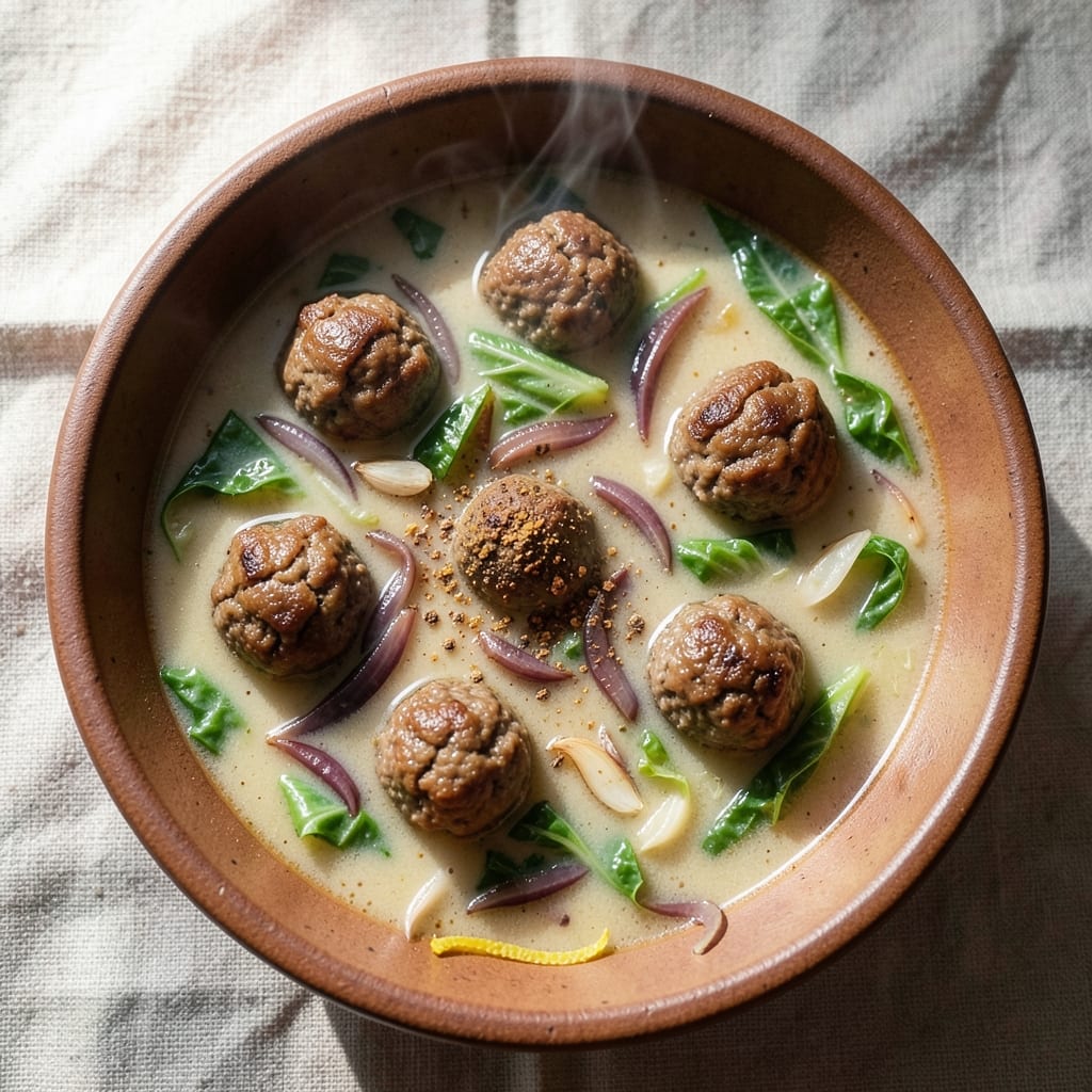 Albondigas Soup Recipe with Cabbage: Spanish-Style Meatballs in Savory Broth