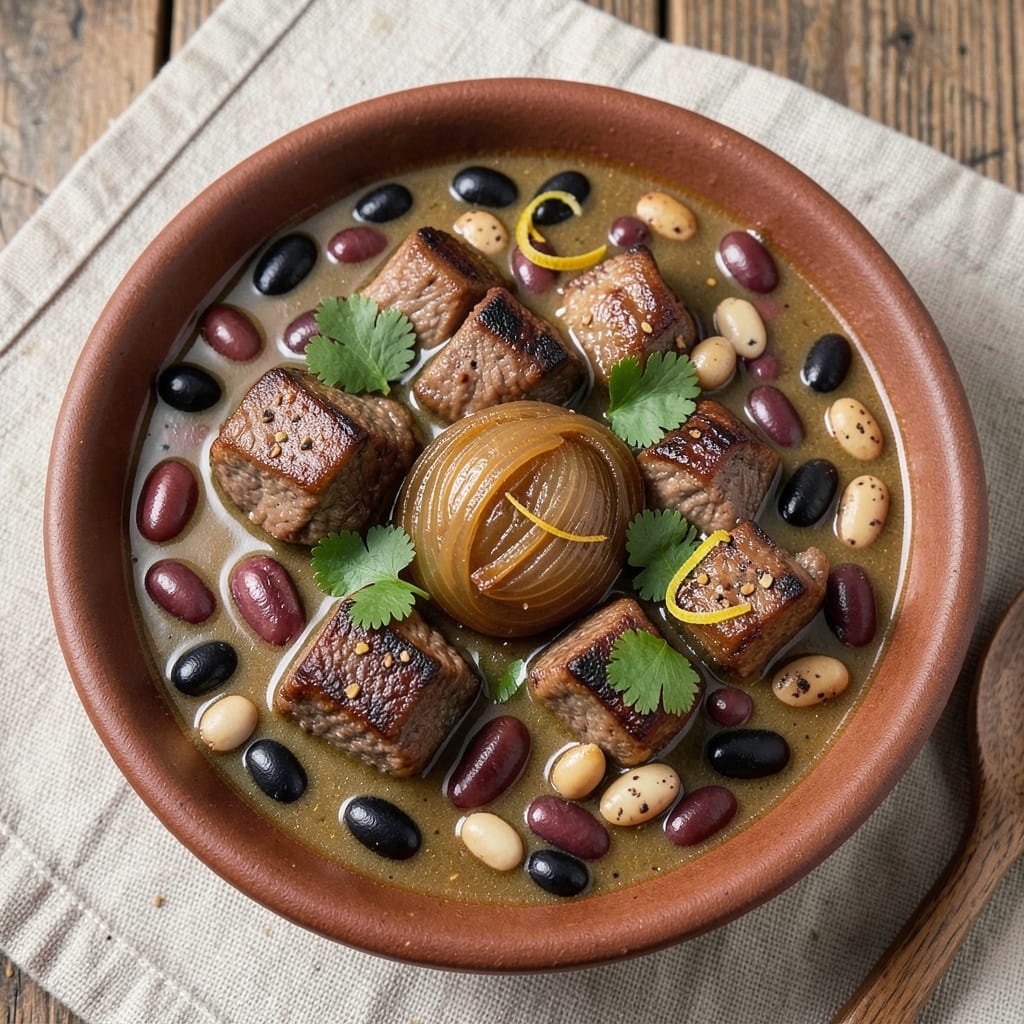 16-Bean Soup with Beef Recipe: Hearty Pantry Staples Simmered to Smoky Richness