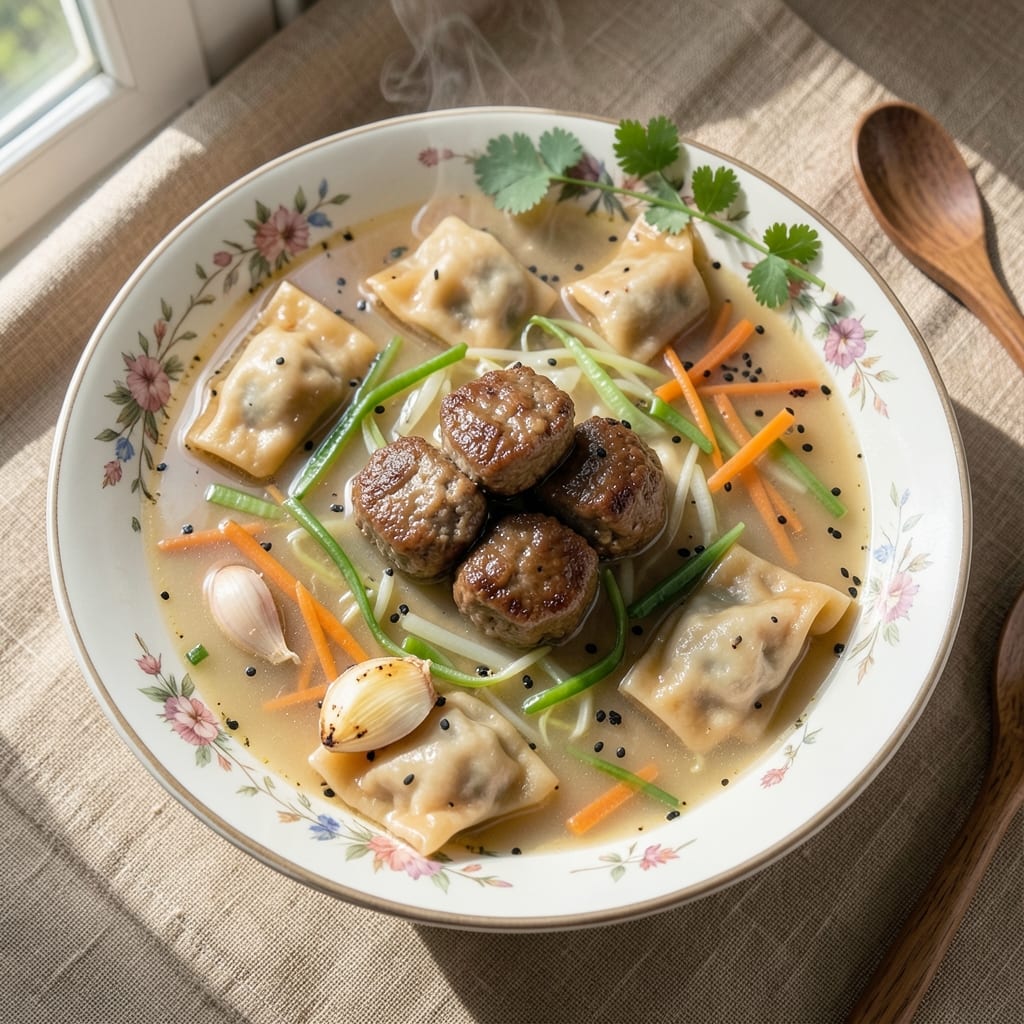 Aldi Mini Wonton Soup Recipe: Creamy Pork and Veggie Bites in 20 Minutes