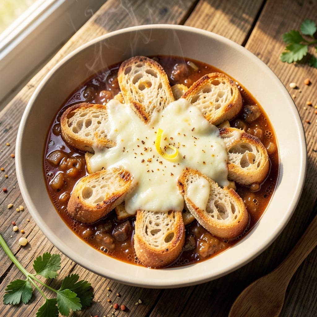 All Day French Onion Soup Recipe: Caramelized Onions and Gruyère Magic