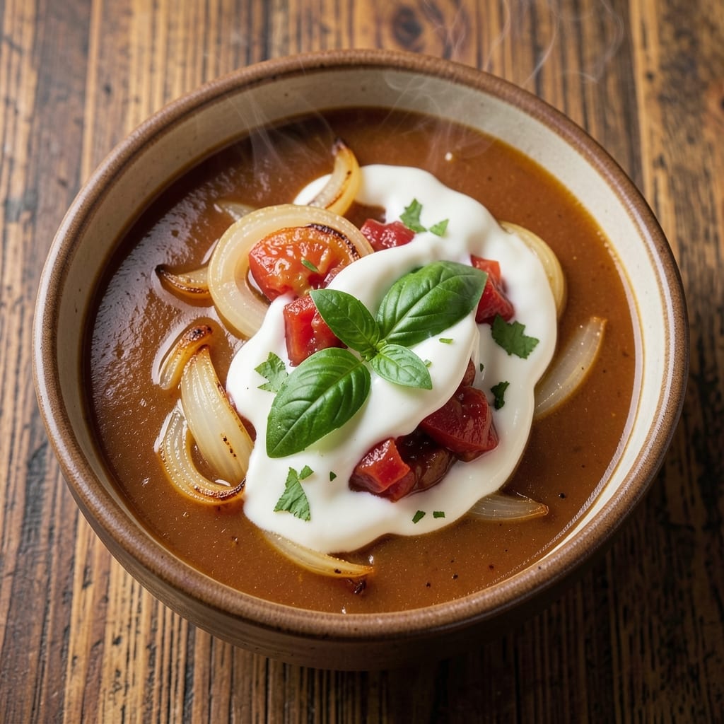 4Bs Restaurant Tomato Soup Recipe: Smoky Garlic Crust and Velvety Depth