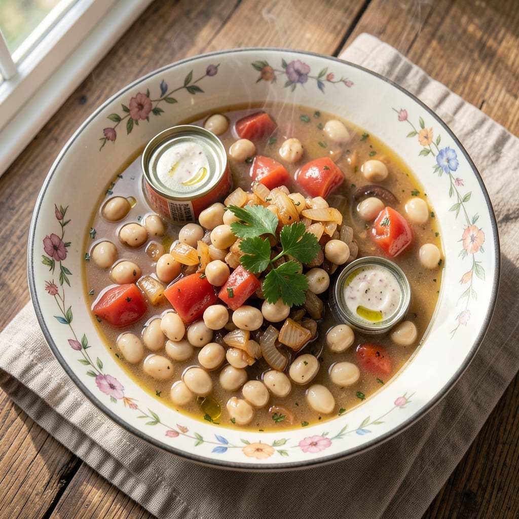 4-Can Soup Recipe: Layered Texture Magic With Pantry Staples