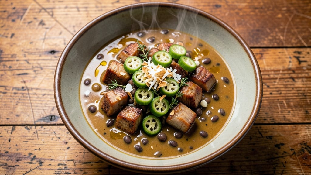 Bahamian Peas Soup Recipe: Slow-Simmered Coconut and Okra Richness