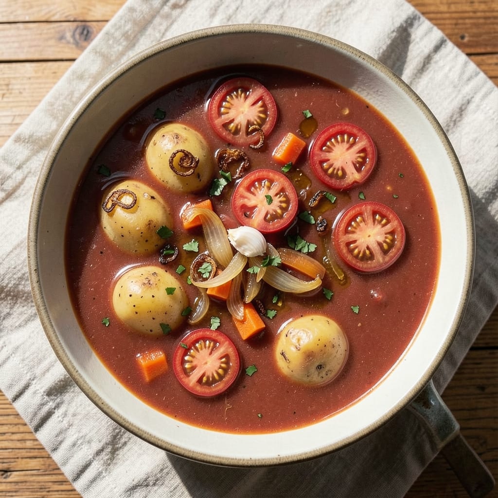 12 Tomatoes Potato Soup Recipe: Velvety Texture Without Cream