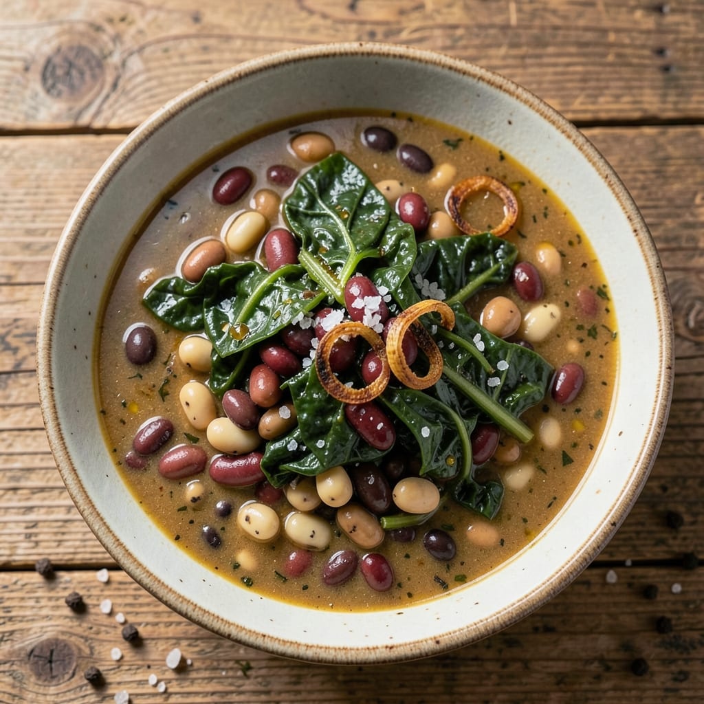 15 Bean Soup With Collards Recipe: Slow-Simmered Greens and Pantry Staples