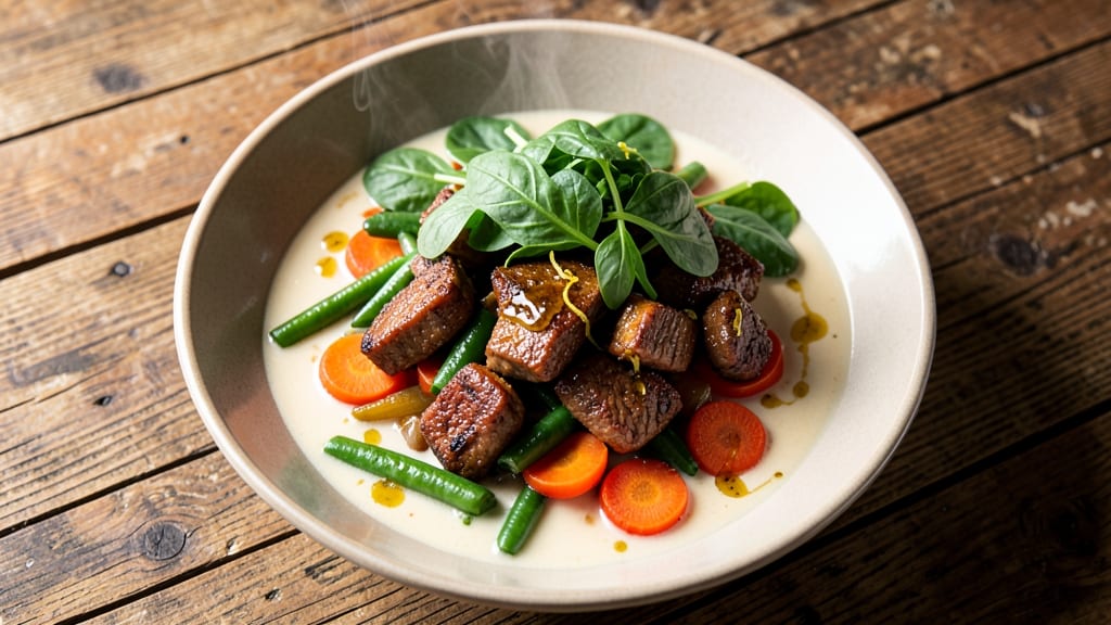 Beef Tips and Vegetable Soup Recipe: Savory Bites in Hearty Broth