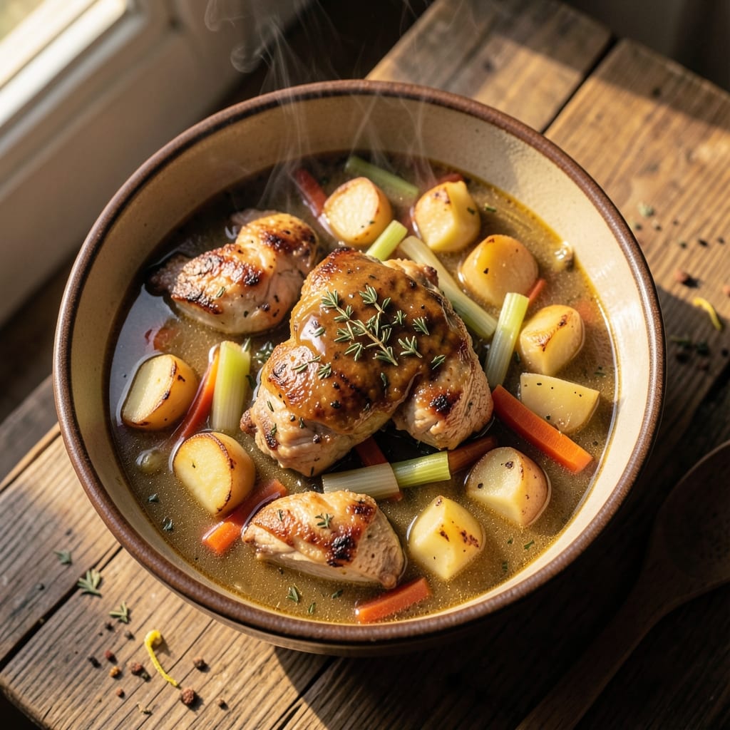 Alpine Village Chicken Soup Recipe: Herb-Infused Mountain Comfort in One Pot
