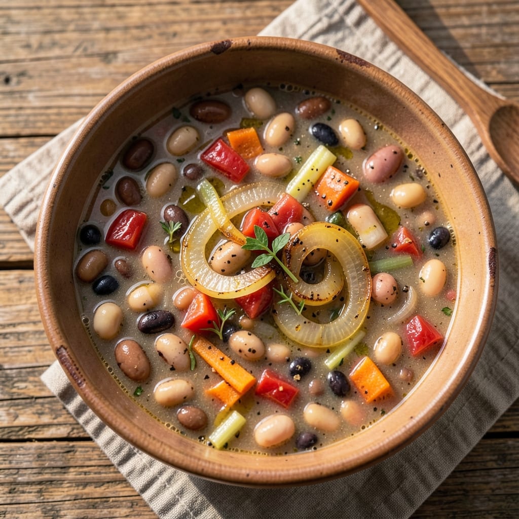 3 Bean Minestrone Soup Recipe: Hearty Vegetable-Packed Comfort