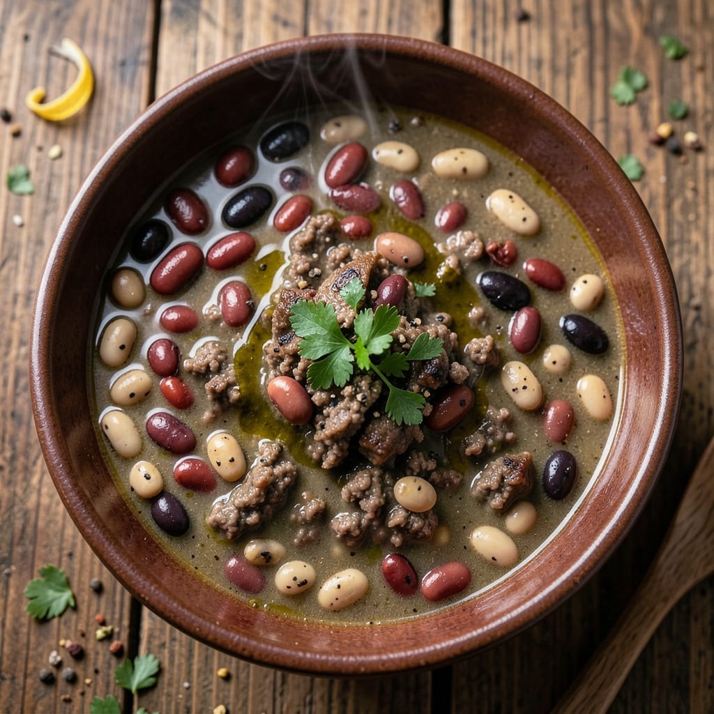 15 Bean Soup Recipe with Ground Beef: Slow-Simmered Spice Symphony in One Pot