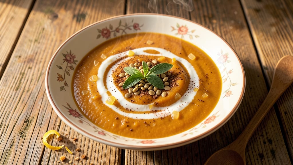 Betty Crocker's Pumpkin Soup Recipe: Spiced Velvety Smoothness With Toasted Crunch