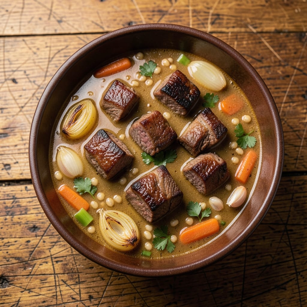 54th Street Steak Soup Recipe: Slow-Simmered Beef and Barley Richness