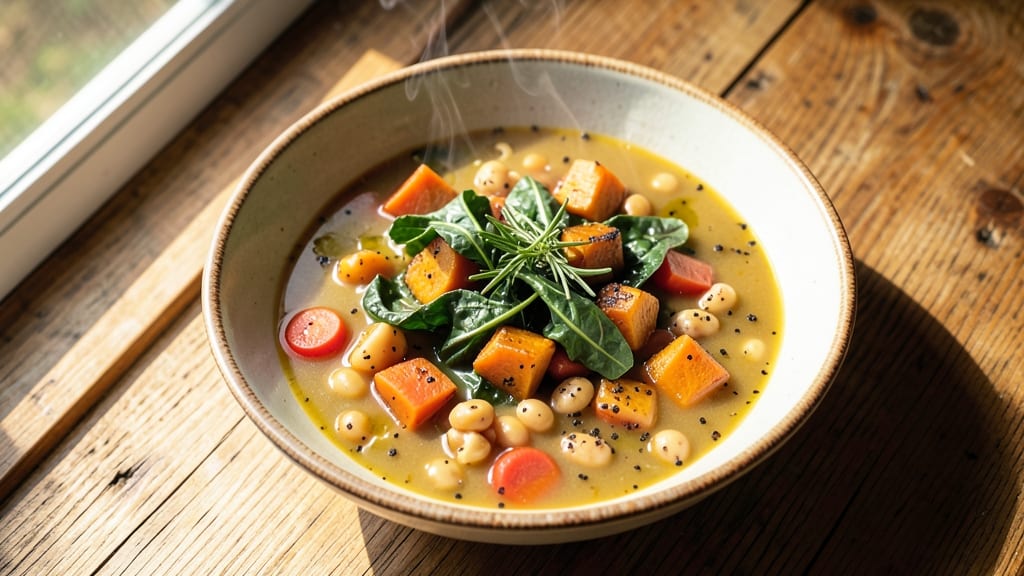 Autumn Minestrone Soup Recipe: Hearty Bean and Vegetable Stew With Rustic Bread Pairing