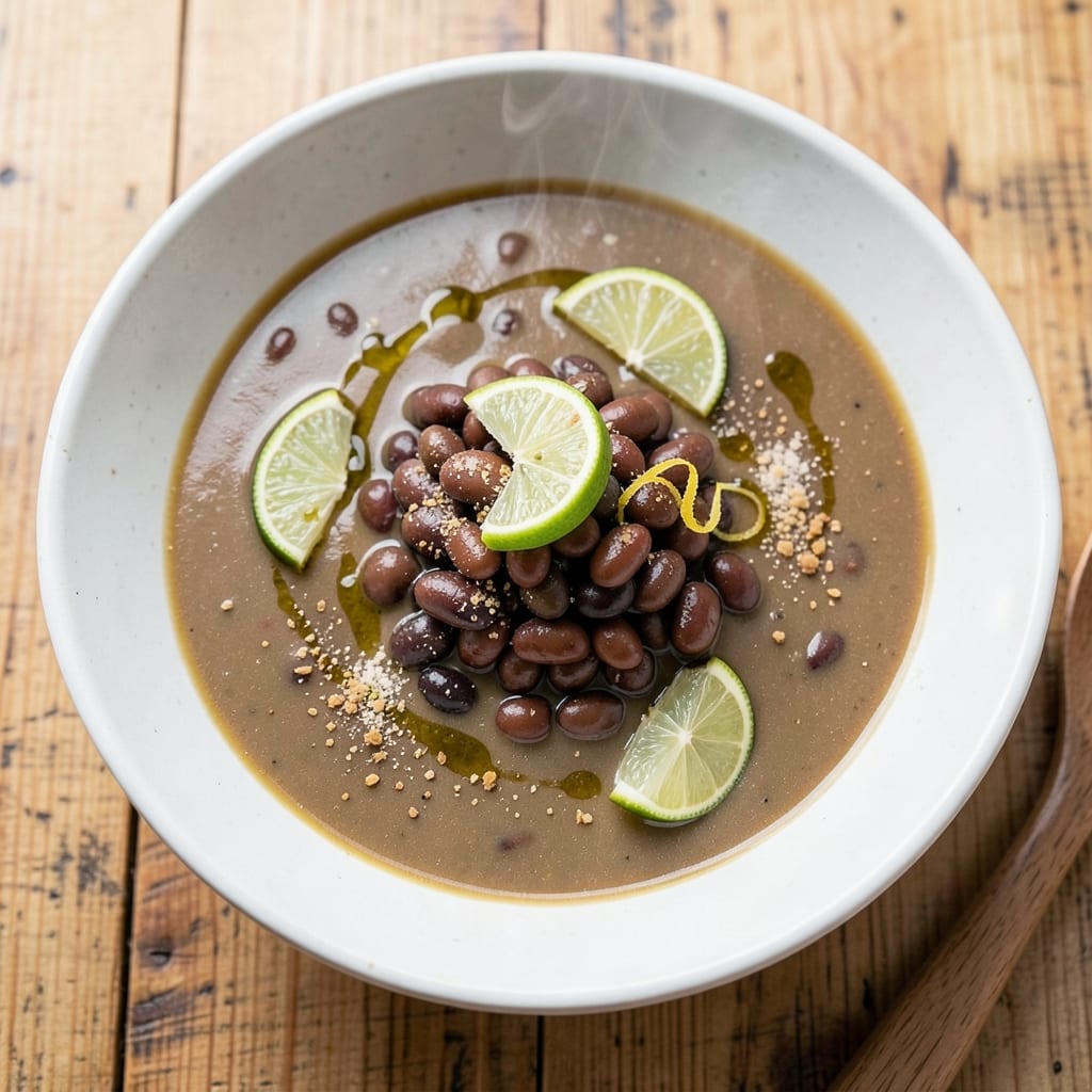 5 Ingredient Black Bean Soup Recipe: Creamy Spiced Simmer in 15 Minutes