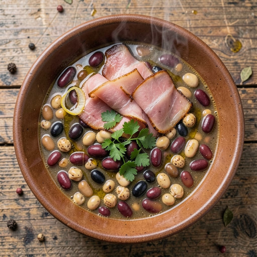 10 Bean Soup Recipe with Ham: Smoky Ham-Infused Heartiness in One Pot