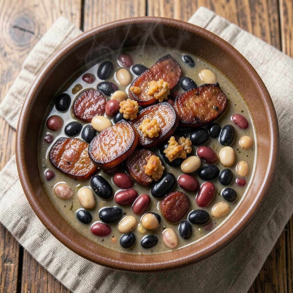 15 Bean Soup Recipe with Sausage Crock Pot: Smoky Sausage Meets 15 Hearty Beans