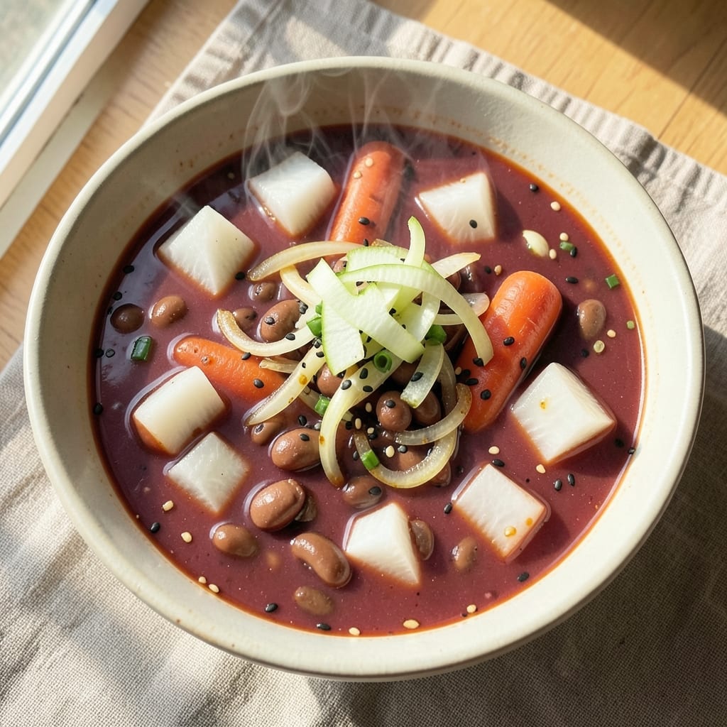 Adzuki Bean Soup Recipe: Sweet-Savory Simmer with Silky Texture